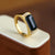 Bague Couples Agate Noir Dorure Argent Ouvertures