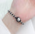 Abacus Designed Pendant Sterling Silver Bracelet Couple Bracelet