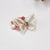 Broche Broderie Dorée Forme Papillon