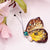 Stickerei in Schmetterlingsform mit Pailletten Vergoldungsbrosche