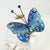 Butterfly Shape Embroidery with Tassel Gilding Brooch