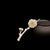 Spilla in argento sterling con fiore di pruno di giada Hetian Designed