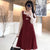 Square Neck Puff Sleeve Lolita Style Chinese Dress