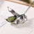 Magnolia Designed Jade & Sterling Silver Retro Chinese Style Hairpin
