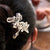 Flower Shape Sterling Silver Retro Chinese Style Hairpin