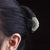 Épingle à cheveux de style chinois rétro en argent sterling avec pompon en bambou