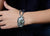 Lotus Shape Retro Sterling Silver Open Bracelet