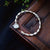 Jade Seedpod of the Lotus Retro Sterling Silver Open Bracelet