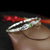 Pea & Bamboo Designed Retro Sterling Silver Open Bracelet