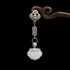 Ruyi Designed White Jade Pendant Sterling Silver Chinese Style Brooch