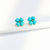 Four-leaf Clover Shape Turquoise Gilding Earrings