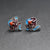 Cloisonne Auspicious Cloud Designed Chinese Style Earrings