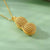 Necklace with Jade Openable Peanut Shape Pendant
