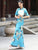Cheongsam Top aus Baumwolle mit Blumenmuster im chinesischen Stil Tanzkostüm
