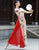 Costume de danse de style chinois haut floral en coton Cheongsam