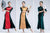 Costume intero da ballo in stile cinese con vestito cheongsam