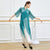 Elegante traje de baile de desgaste de yoga de estilo chino