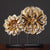 Rich and Honor Flower Carved Designed Oriental Home Decor