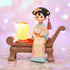 Dinastia Qing Cinese Antica Ragazza Piccola Lampada Da Notte Oriental Desktop Decor