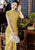 Short Sleeve Floral Fancy Cotton Retro Cheongsam Chinese Dress