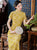 Short Sleeve Floral Fancy Cotton Retro Cheongsam Chinese Dress