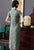 Cap Sleeve Floral Fancy Cotton Retro Cheongsam Chinese Dress