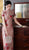 Kurzarm Blumen Fancy Cotton Retro Cheongsam Tee Länge Chinesisches Kleid