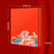 Caja de regalo USB de la pluma de bola del cuaderno del termo elegante del estilo chino del modelo de la peonía