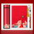 Confezione regalo USB con penna a sfera per notebook Thermos in stile cinese con motivo a peonia