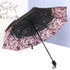 Floral Pattern Oriental Folding Umbrella