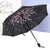 Floral Pattern Oriental Folding Umbrella