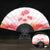 Fleur d'équinoxe peignant le ventilateur décoratif chinois traditionnel fait à la main d'éventail