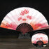 Fleur d'équinoxe peignant le ventilateur décoratif chinois traditionnel fait à la main d'éventail