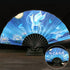 Cerf de fée peignant le ventilateur décoratif chinois traditionnel fait à la main