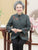 Blumenstickerei Woll Tang Anzug Traditionelle Chinesische Jacke Muttermantel
