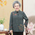 Abito da donna in lana con ricamo floreale, giacca tradizionale cinese, cappotto della madre