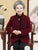 Cappotto della madre della giacca cinese tradizionale del vestito di cachemire di visone floreale spesso