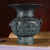 Dinastía Qing China antigua niña pequeña lámpara de noche decoración de escritorio oriental