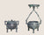 Archaize Tripod Shaped Bronze Lamp Museum Props Home Office Decor