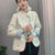 Floral Embroidery Brocade Women's Chinese Style Wadded Coat