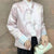Floral & Crane Embroidery Brocade Women's Chinese Style Wadded Coat