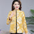 Floral Embroidery Brocade Women's Chinese Style Wadded Coat