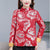 Floral Embroidery Brocade Women's Chinese Style Wadded Coat