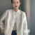 Embossed Floral Fancy Cotton Women's Traditional Chinese Jacket