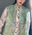 Mandarin Collar Floral Embroidery Brocade Chinese Style Waistcoat Vest