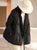 Retro Zen Style V Neck Women's Down Coat with Lacing