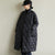 Knee Length Stand Collar Chinese Style Women's Down Coat