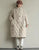 Knee Length Stand Collar Chinese Style Women's Down Coat