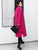 Knee Length Stand Collar Chinese Style Women's Down Coat with Strap Buttons