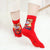 Lion Dance Embroidery Red Pure Cotton 5pk Crew Socks